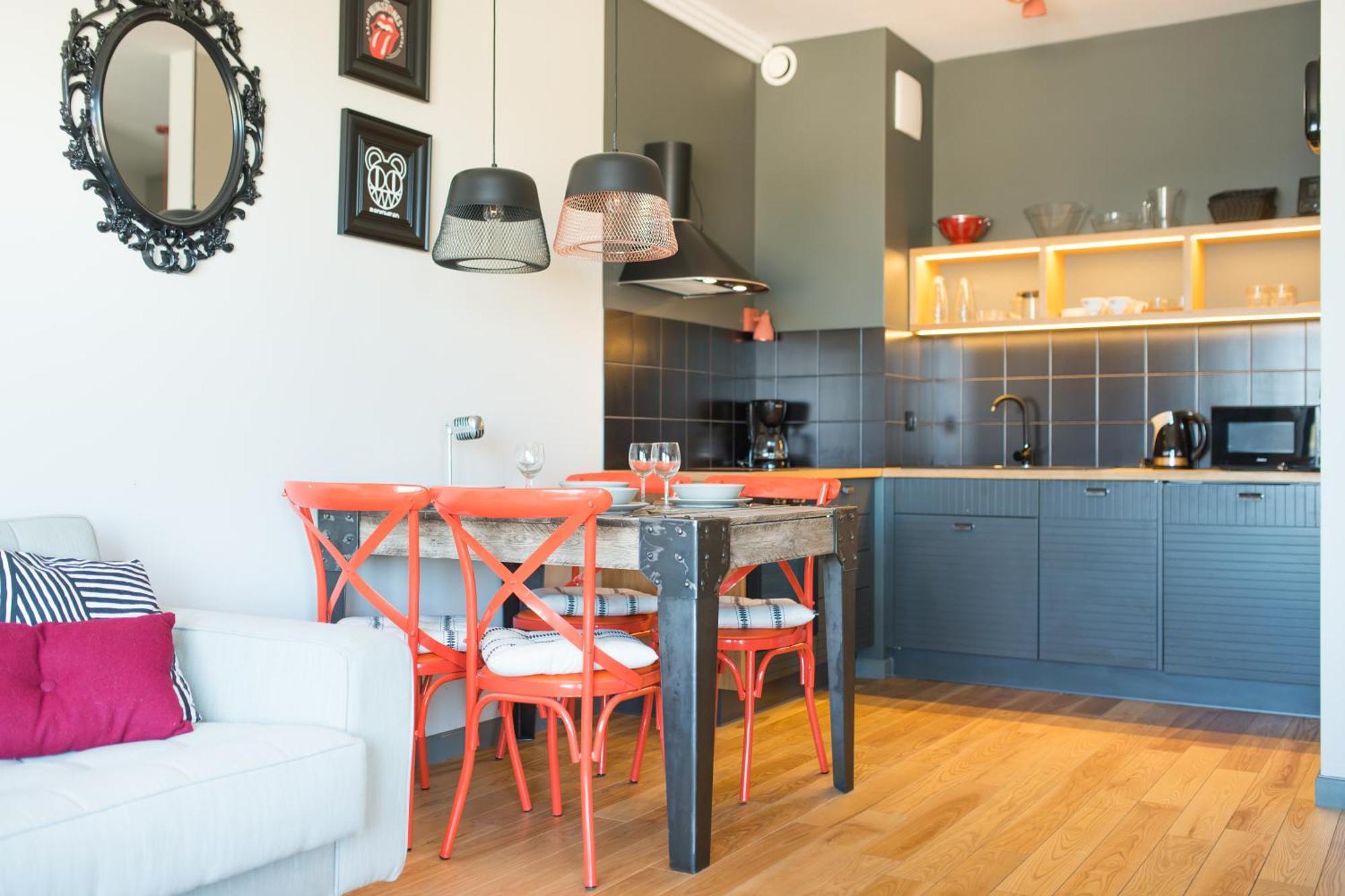 Citystay Brabank Apartament Nad Motlawa Гданськ Номер фото